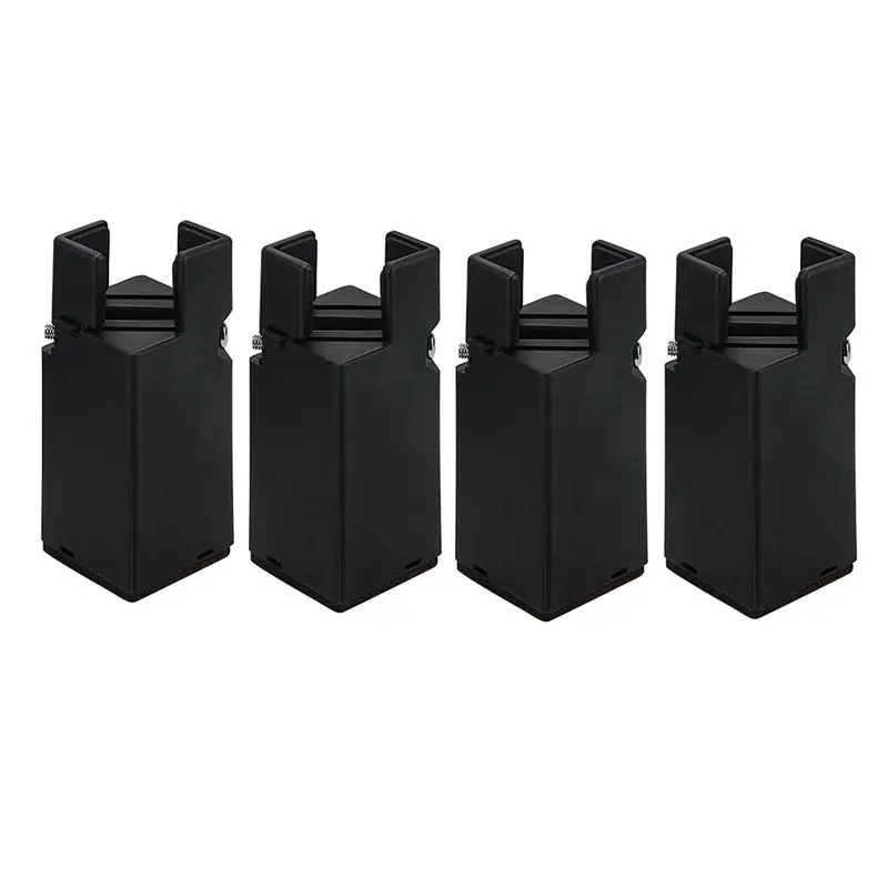 AT16 Furniture Risers with Adjustable Screw Clamp,Table Risers Chair Risers Bed Risers 4 Inch,Fit Square/Round Chair Leg
