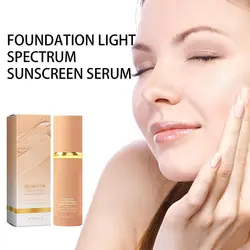 30ml Foundation Light Spectrum Sunscreen Serum Moisturizing Repair Skin Makeup Cosmetics Full Coverage Concealer