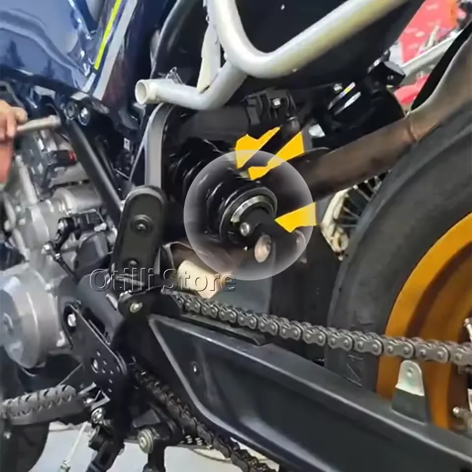 

Motorcycle Accessories Aluminum Rider Seat Lowering Kit Height Lower Adjuster Shock Absorber Fit For CFMOTO 800MT 800 MT 800Mt