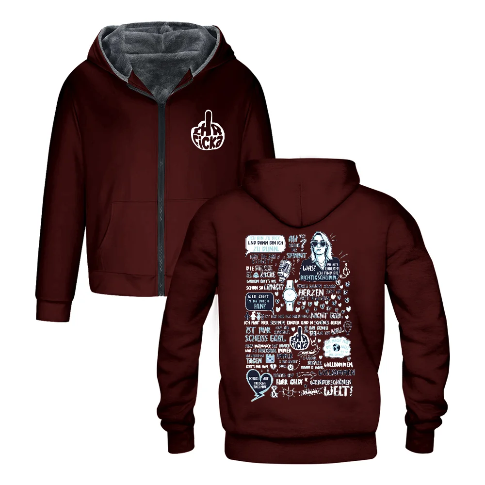 

Sarah Connor Merch Hooded Sweatshirt Casual Zip Hoodie Winter Long-Sleeved Pullover Fashion Zipper