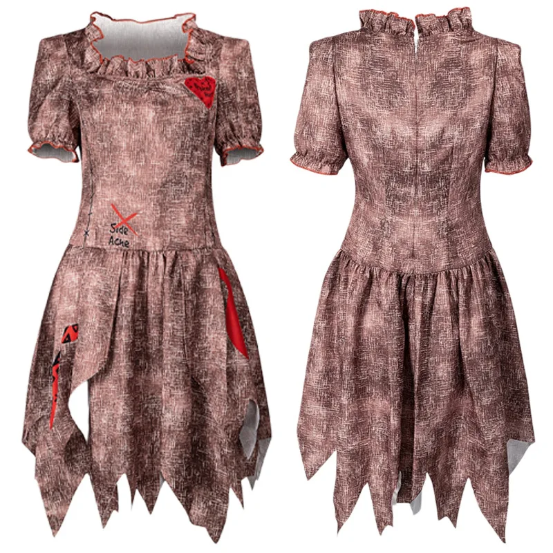 

Кукла-мумия, костюм на Хэллоуин, костюм дьявола, клоуна, женский костюм для косплея