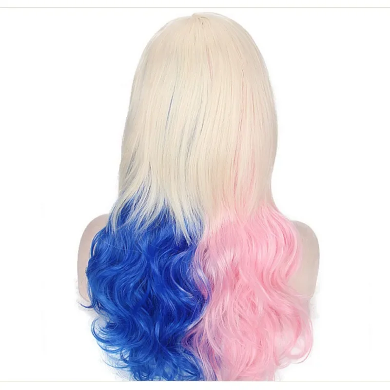 HN8 Аниме Харли Косплей Топы Рубашка с коротким рукавом Квинн Косплей Униформа Футболка Cos Парик Кепка Волосы Отряд Униформа Хэллоуин F8...Gf