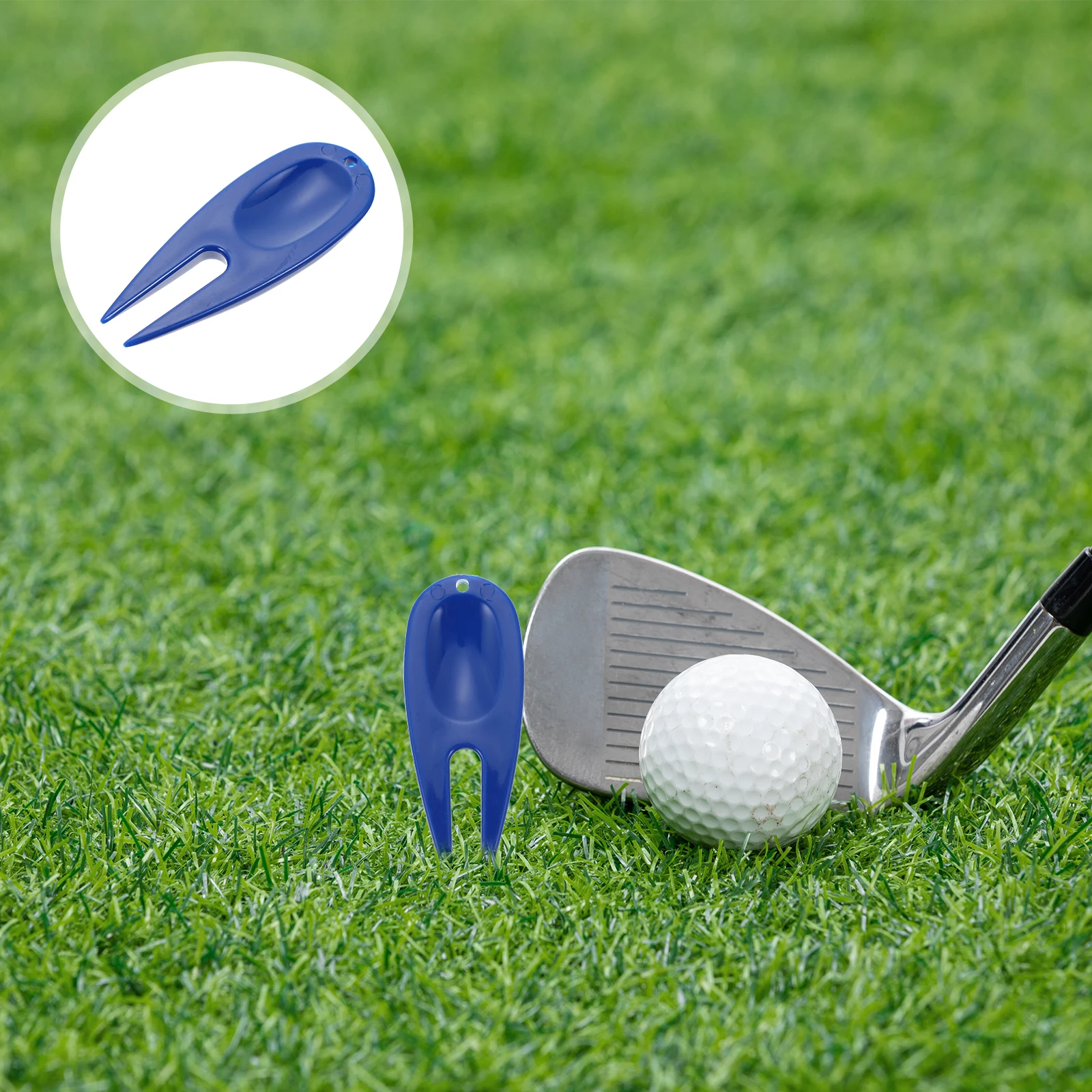 

30 Pcs Divot Repair Fork Fixer Durable Tool Bulk Golf Picks Cool and Ball Marker Fixed