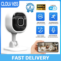 Mini 5MP Surveillance IP WiFi Camera Mini Home Smart Two Way Intercom Survalance Camera Audio Video Night wifi Security Monitor