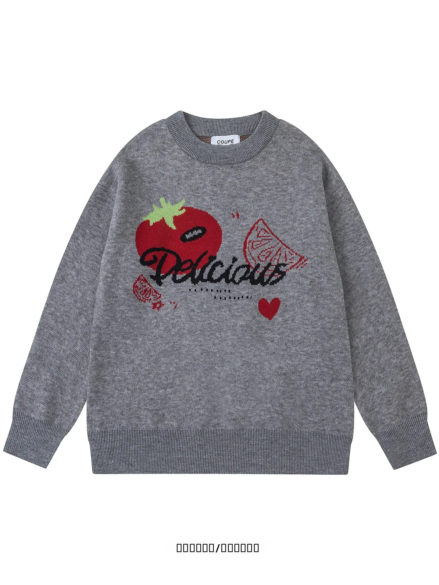 

Свободный вязаный свитер с забавной вышивкой букв в стиле хип-хоп, повседневный, от модного бренда Big Ato, подходит для студентов, осенняя одежда