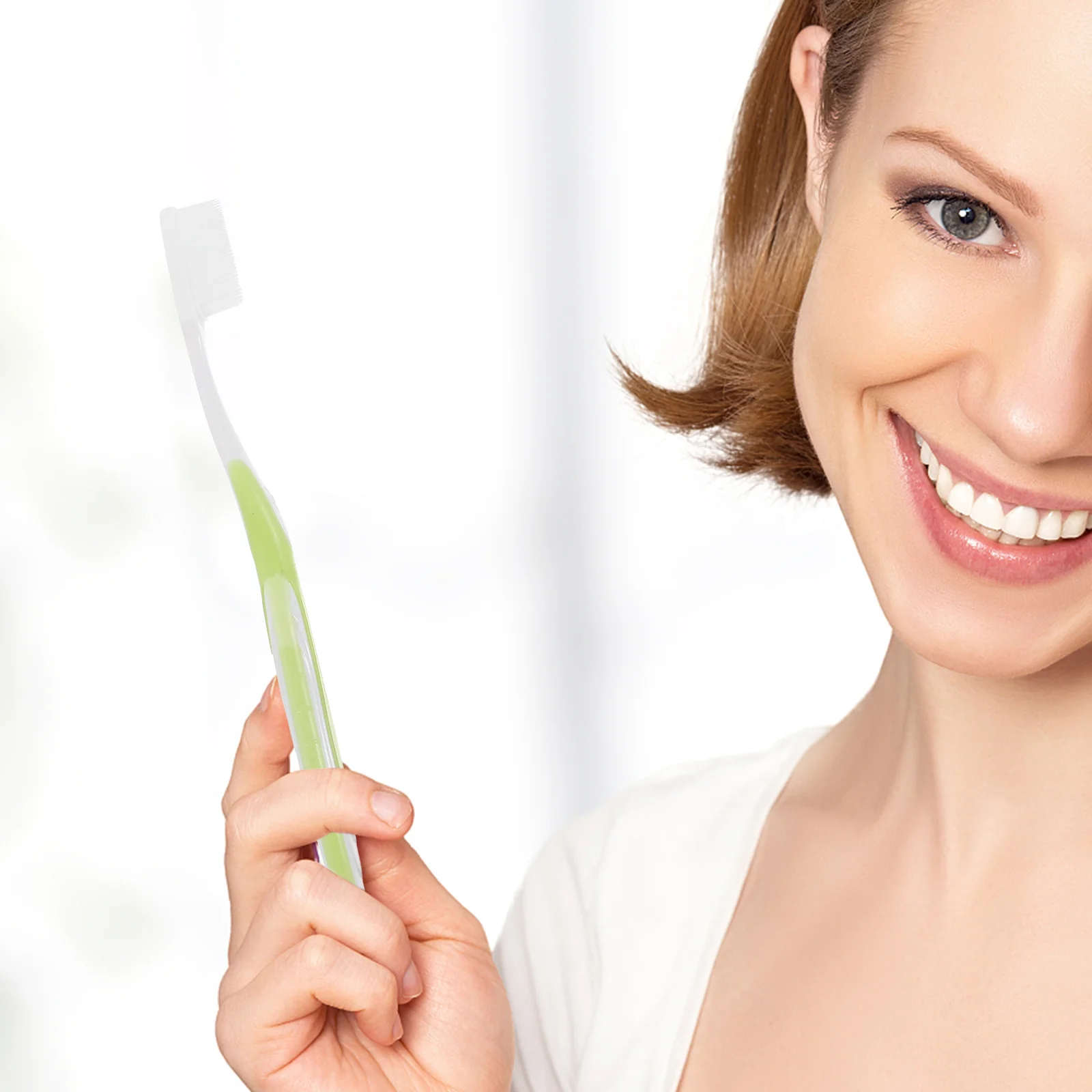 12 قطعة فرشاة أسنان بشعيرات نانو ناعمة للغاية دليل رأس كبير للثة الحساسة فرشاة أسنان ناعمة محمولة للمنزل والسفر #2