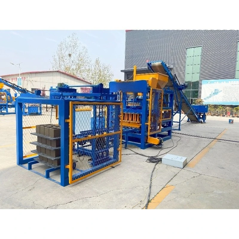 Hydraulic Vibration Fully Automatic Concrete Block Production Line Low Failure Rate High Compressive Strength Finished Bricks