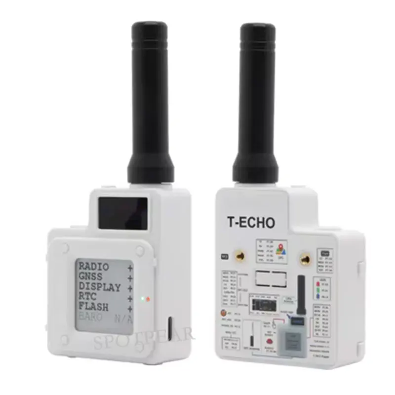 TTGO T-Echo NRF52840 SoftRF/Meshtastic LoRa SX1262 433/868/915Mhz BME280 GPS GNSS L76K 전자 종이, 아두이노용 1.54 인치 NFC