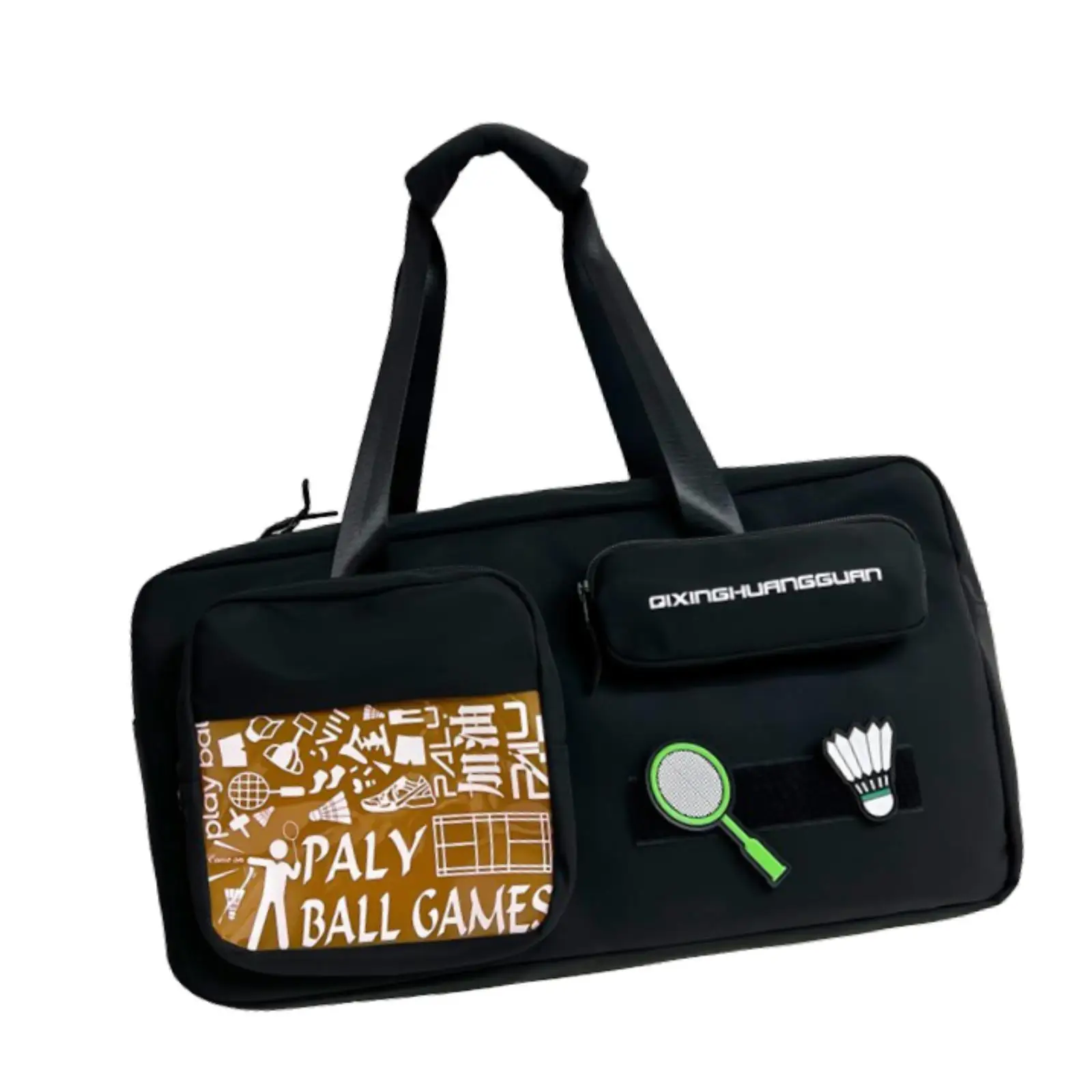 Tennis Handbag Protection Zipper Portable Paddle Pick Ball Paddle Bag Oxford Cloth Sports Bag for Swimming Gym