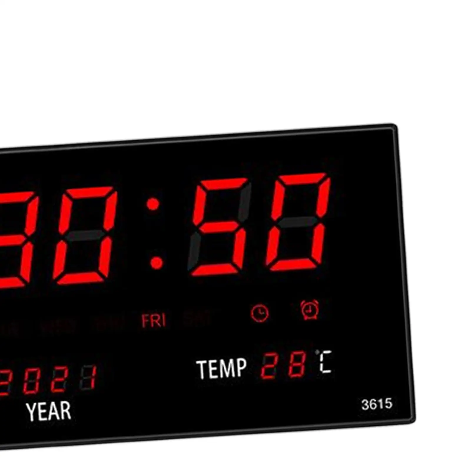 

Large Display Wall Digital Clock with Date Week for Gym Warehouse