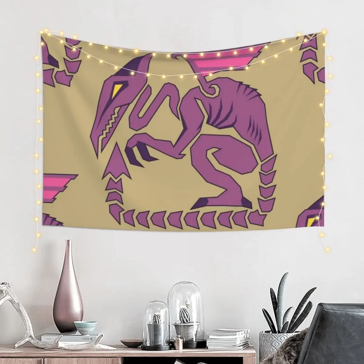 Metroid Hunter Series: Ridley Tapestry Bedroom Decor Aesthetic Decoration Room Home Decor Accessories Tapestry