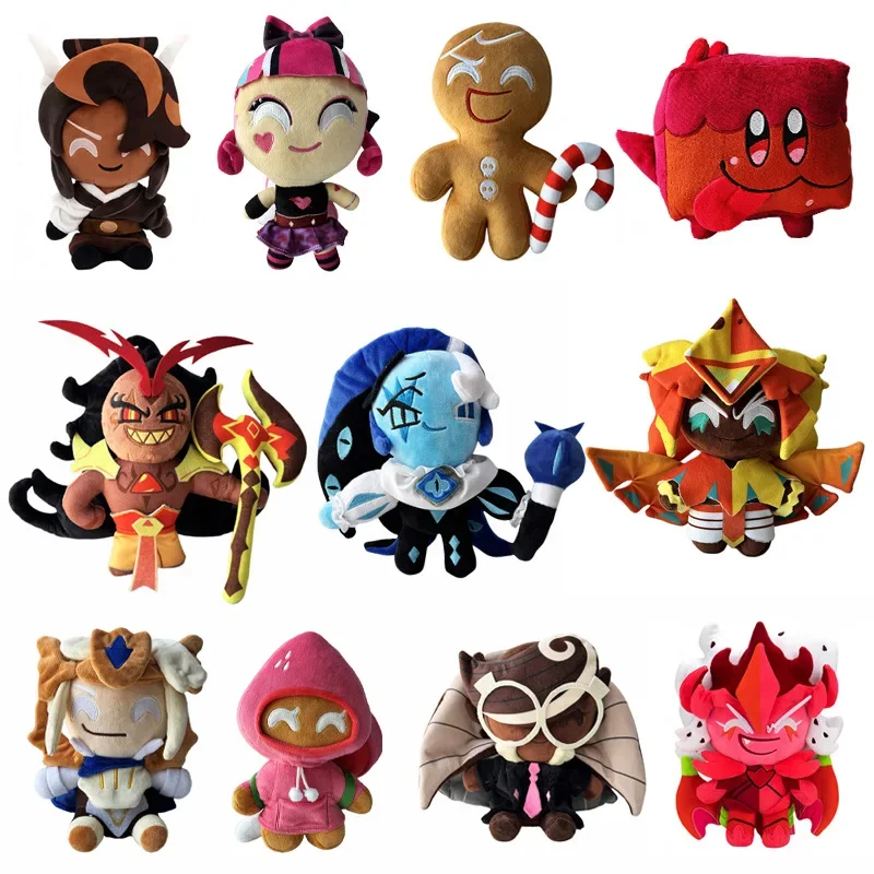 

25cm Shadow Milk Cookie Plush Run Kingdom Demon Cookie Plush Cartoon Game Cute Stuffed Doll Soft Pillow Toy Gifts