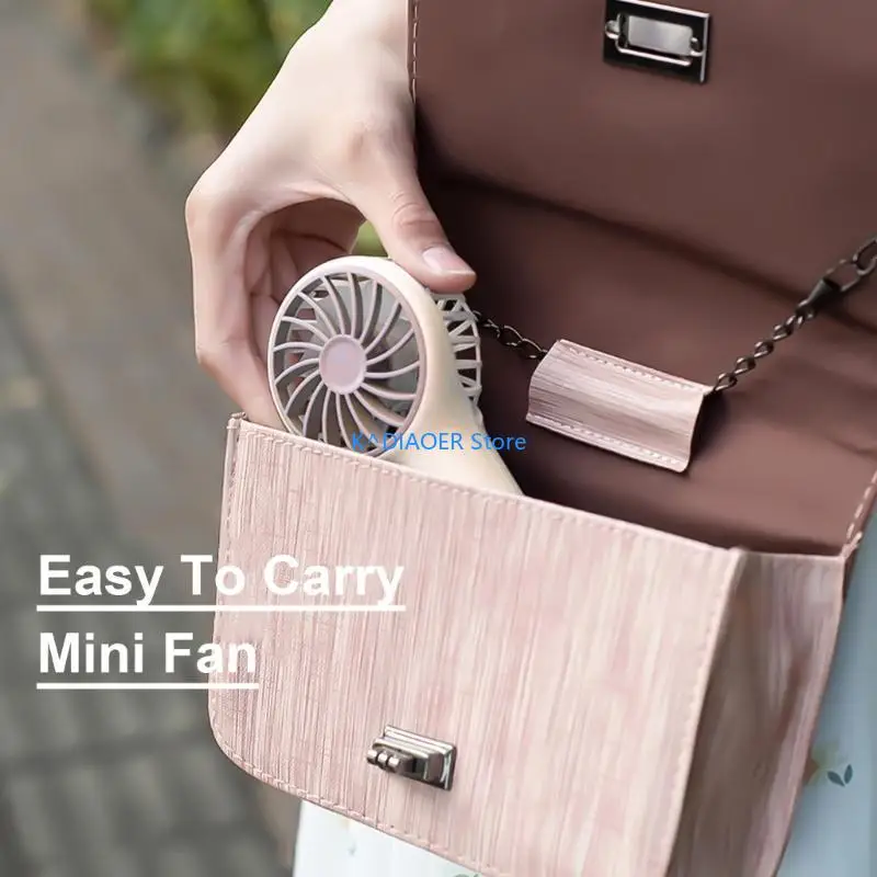 

770D портативные портативные вентиляторы USB Travel Air Охлаждающий воздухохудок 3 передачи Регулируйте 1200 мАч мини -USB USB