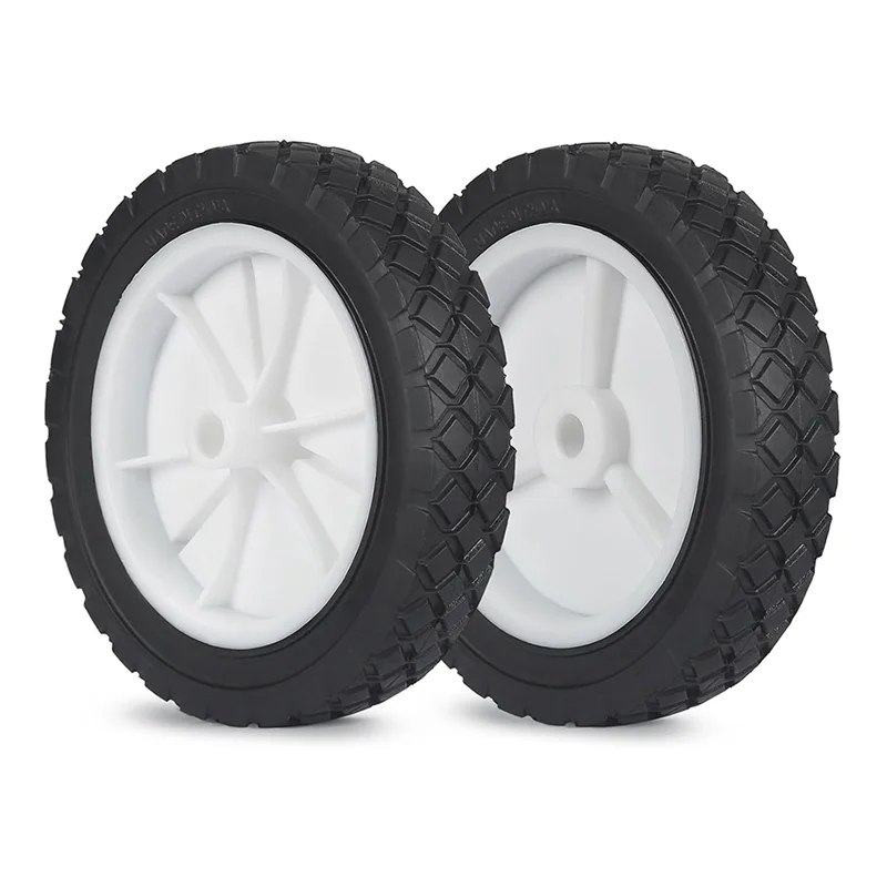 

AT05-Durable 7 Inch Replacement Wheels 2 Pack Fit For Lawn Mowers, Utility Carts And Hand Trucks