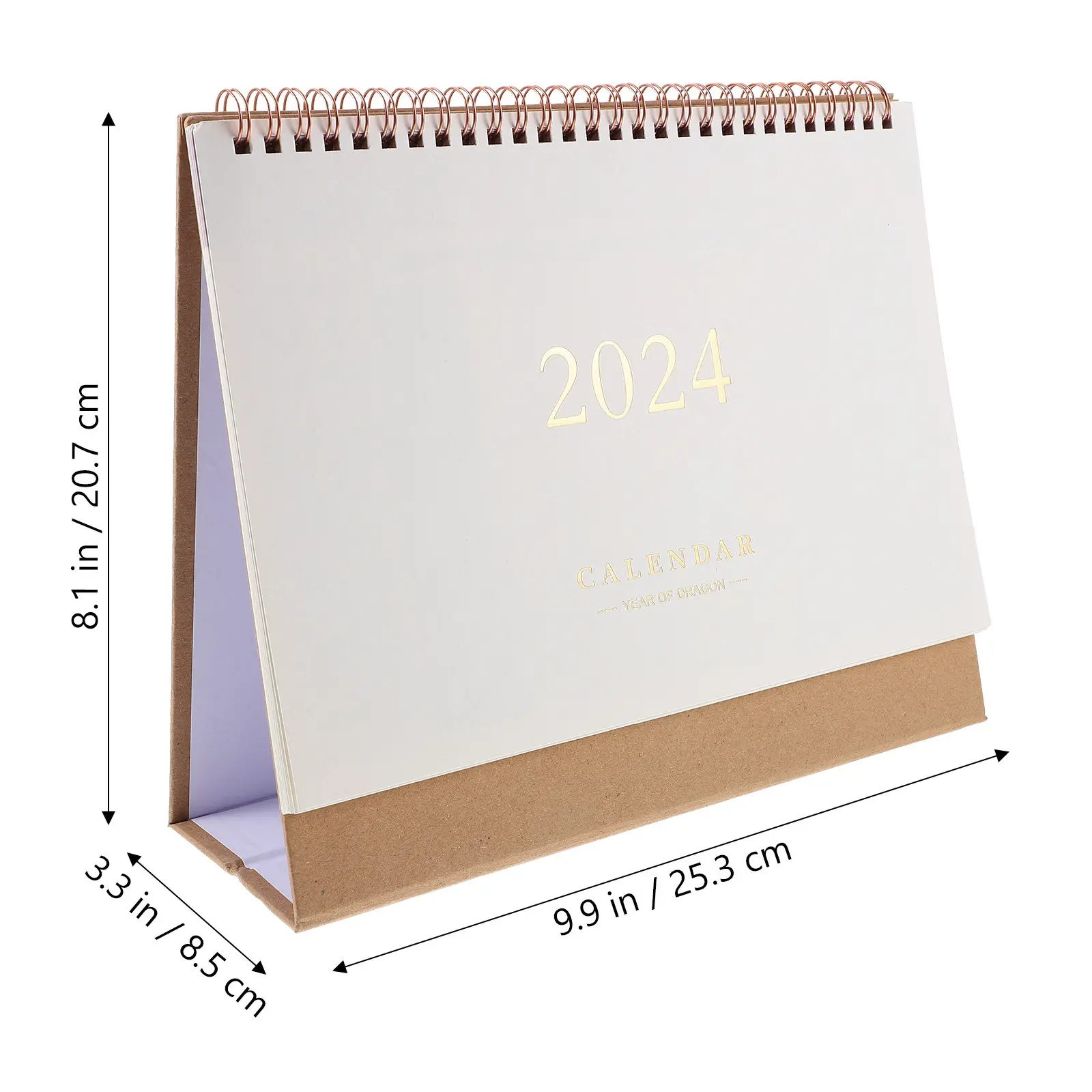 Mini Stand-Up Perpetual Calendar Desk Block – Cute Aesthetic Desktop Decor for Office & Home