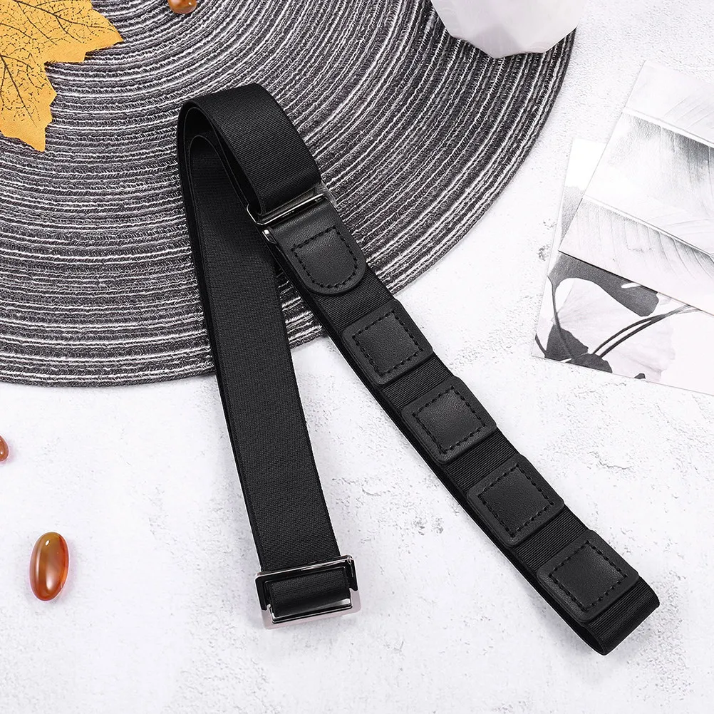 2-個のシャツステイ抗しわホルダー弾性ナイロン滑り止め調節可能なシャツベルト男性女性オフィスフォーマルウェア用