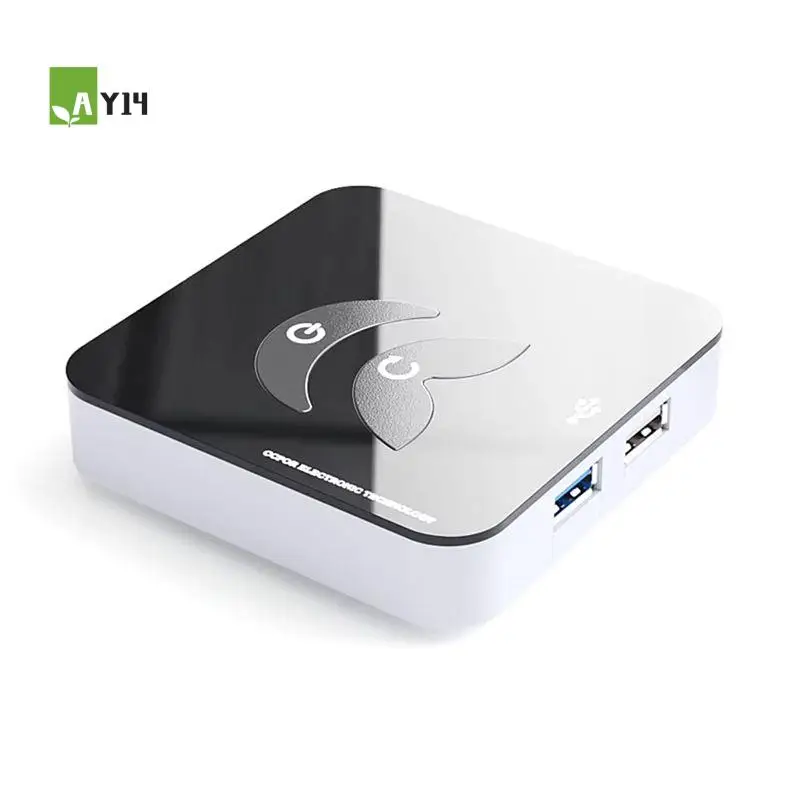 AY14 -Desktop Computer Power Switch USB3.0/2.0 5Gbps PC External Start High-Speed Transmission Desktop Chassis Accessories