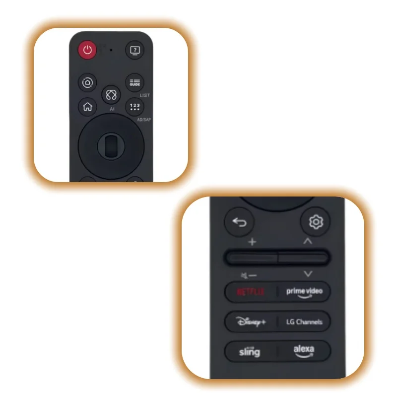 

MR25GA AKB76046602 Voice Remote Control，Voice & Pointer Remote Replacement for TV OLED G5, B5 Series, QNED92A, QNED85A