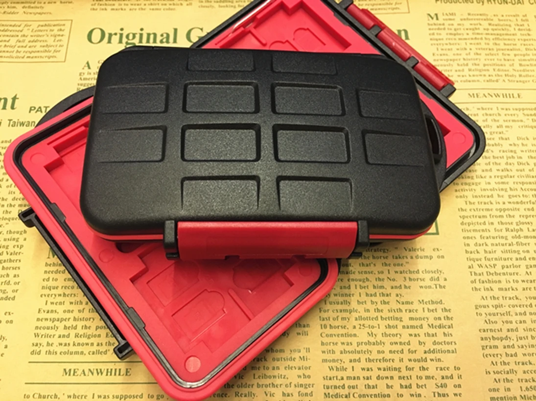 26Place Digital Device Memory Card Case Organizer DSLR Camera SD CF XQD TF DF SIM Card Dustproof Protective Pocket Storage Box image 4