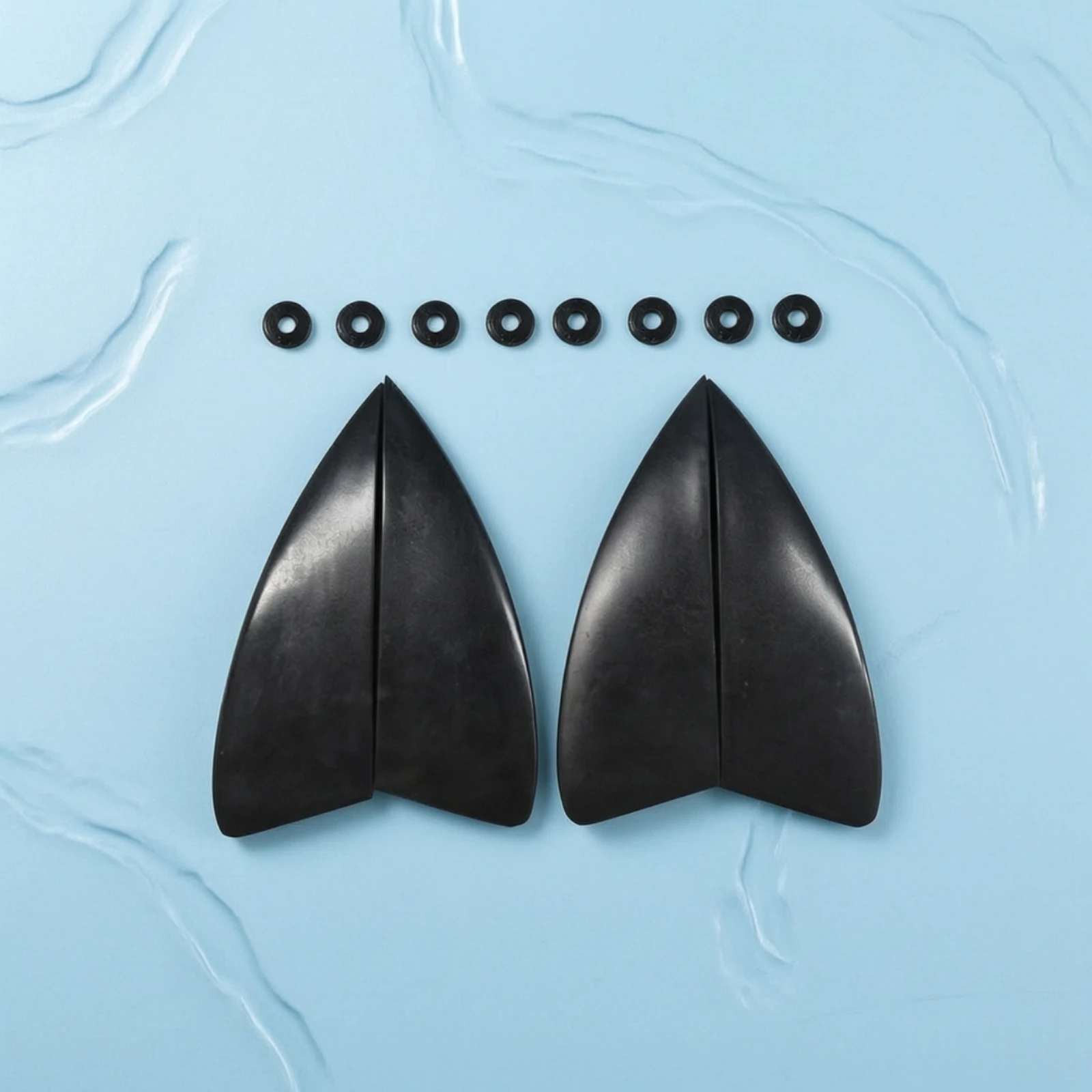 Kiteboard Tail Fin Tapered Kiteboard Fin Streamlined High Strength for Kiteboarders, Board Maintenance
