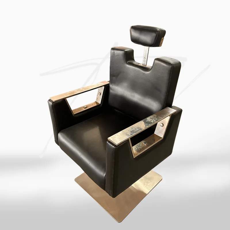 Barber shop seat retro perm with foot pedal Internet celebrity hair salon