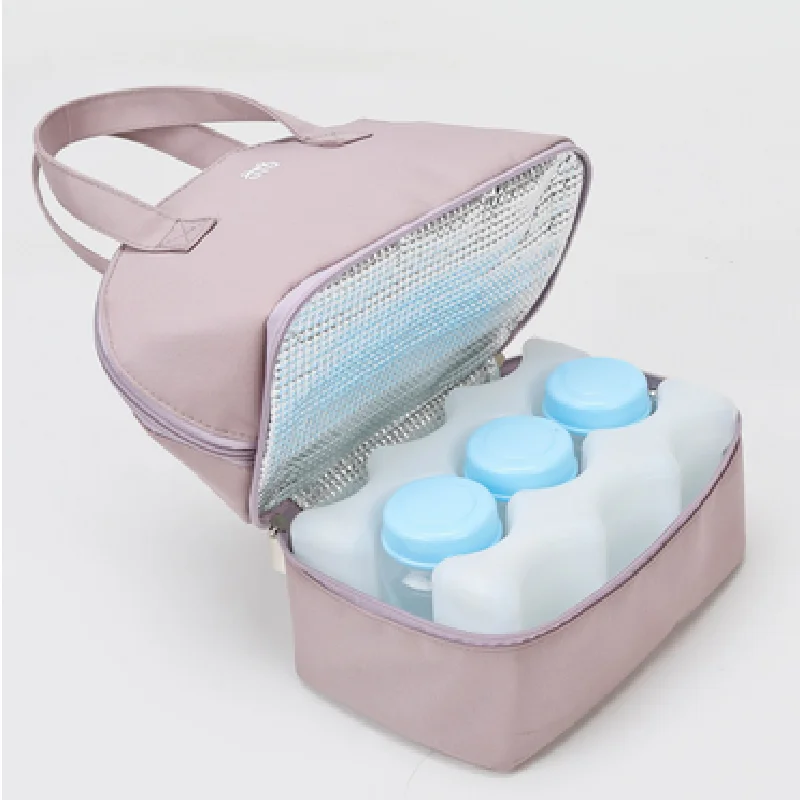 Insulation Bag Milk Storage Breast Pump Maternity Cooler Double Layer Fresh Keeping Baby Food Backpack Feeding Bottle For Mother