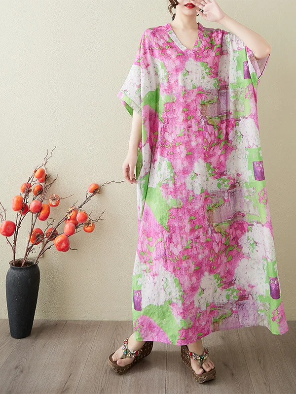 Retro Floral Print … - image