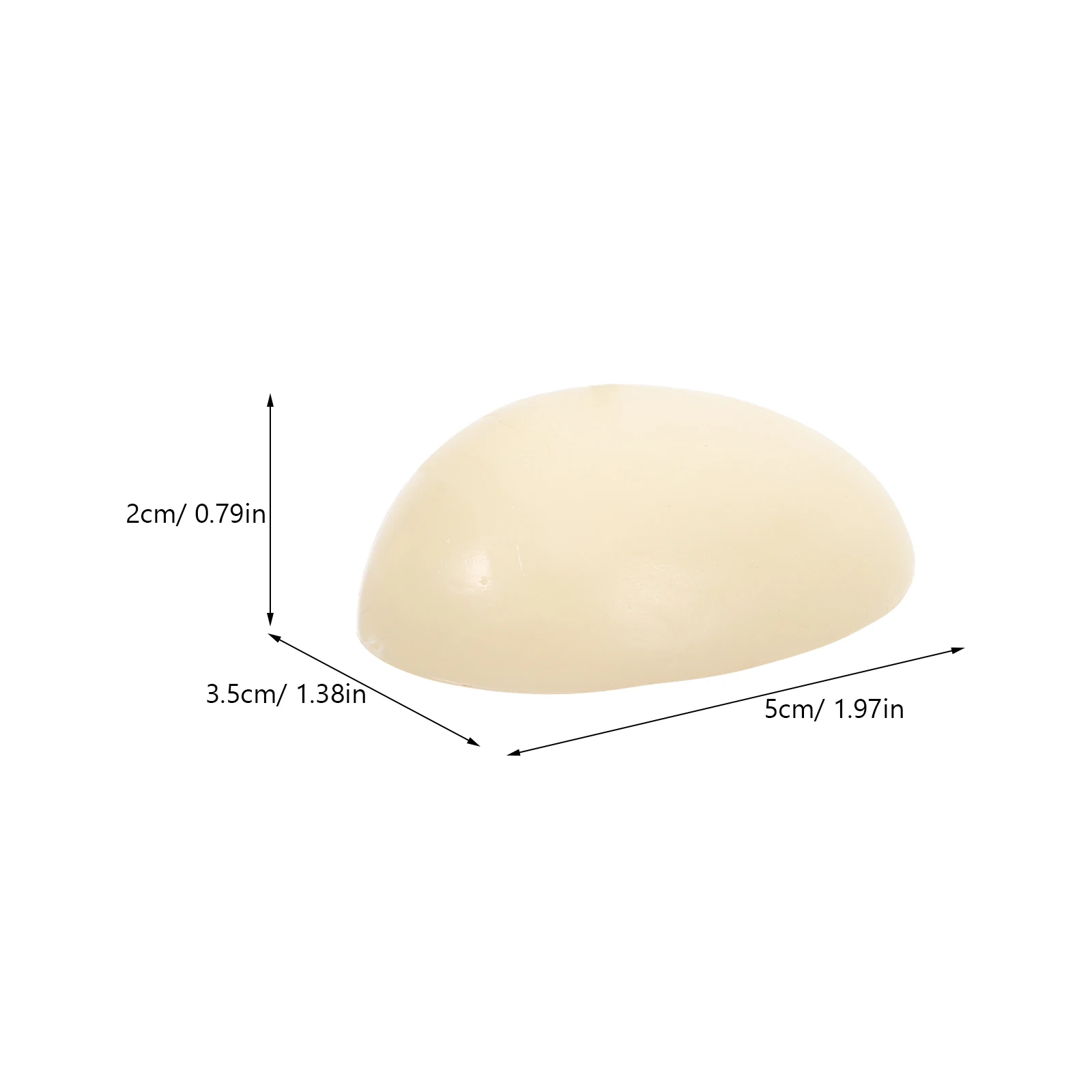 

4 Pcs Artificial Imitation Eggs Fake Other Simulated Food Pvc Simulation Gourmet