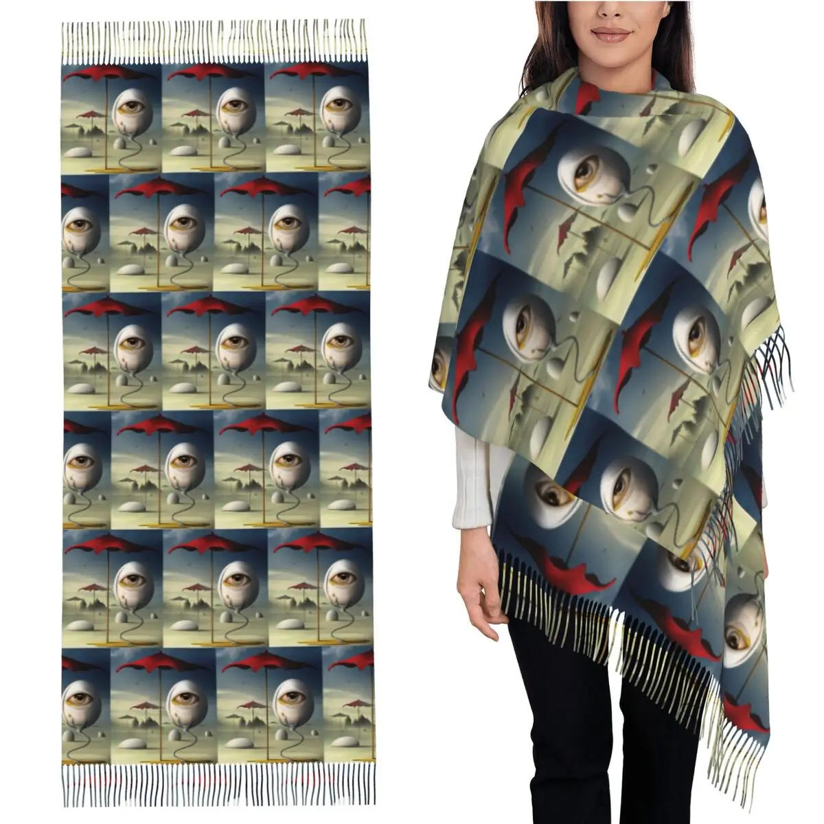 

Lagrima Scarf Tassel Scarves for Women Soft Warm Shawls and Wraps Large Fall Winter Shawl Wrap