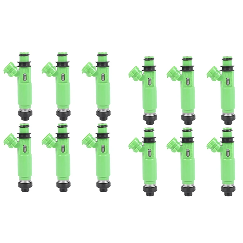 12Pcs/Lot Fuel Injectors 195500-3170 1955003170 MD332733 For Mitsubishi Montero Sport 3.0L 6G72 1998-2003