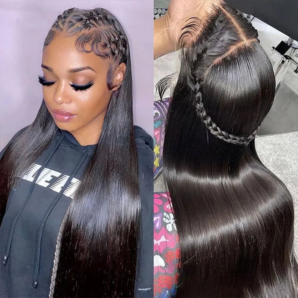 Wear And Go 5x5 Straight Glueless Wig 100% Human Hair Wig 13x6 Lace Front Human Hair Wig Brazilian 13x4 Lace Front Closure Wigs For Black Women Preplucked