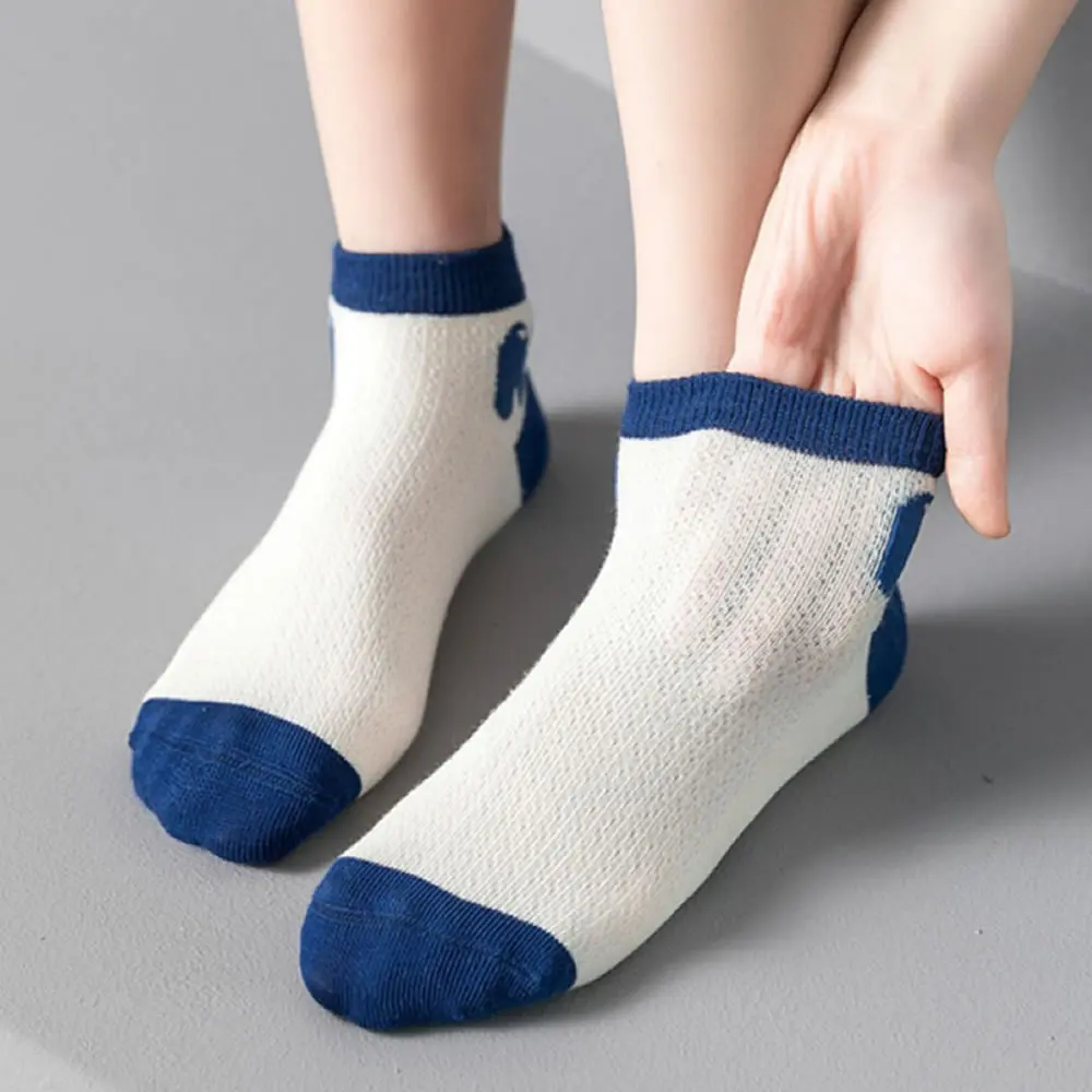 Children's socks boys cotton socks summer thin mesh socks breathable short sokken boys' baby sports sock trendy socks