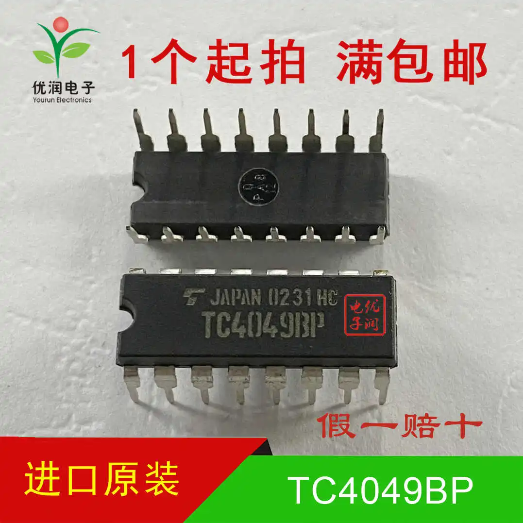 

10 шт./новый импортный оригинальный TC4049BP TC4049 Буфер/преобразователь чип с прямой вставкой DIP-16