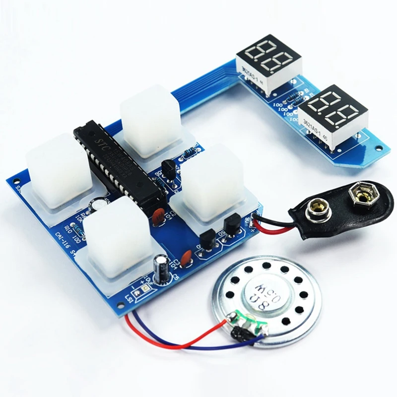 DC 9V Memory Training Game Machine Making Kit Funny LED Electronic Kit Memory Training DIY Kit Puzzle Game Kit Gift image 2