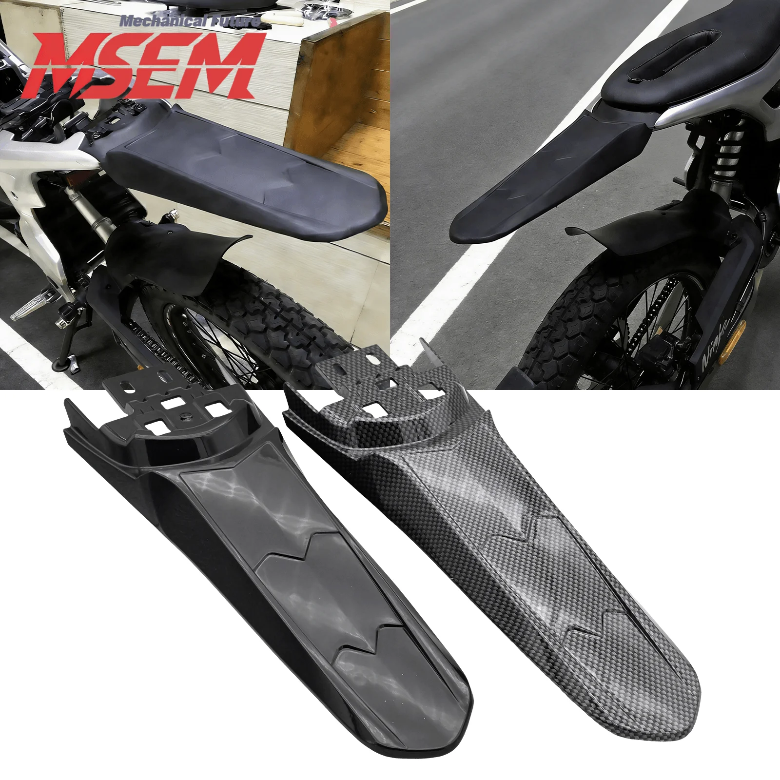 Modified Extended Longer Rear Fender For Sur-Ron Lightbee Light Bee X & Light Bee S Universal Extra Long Dirt Pit Mudguard Tail