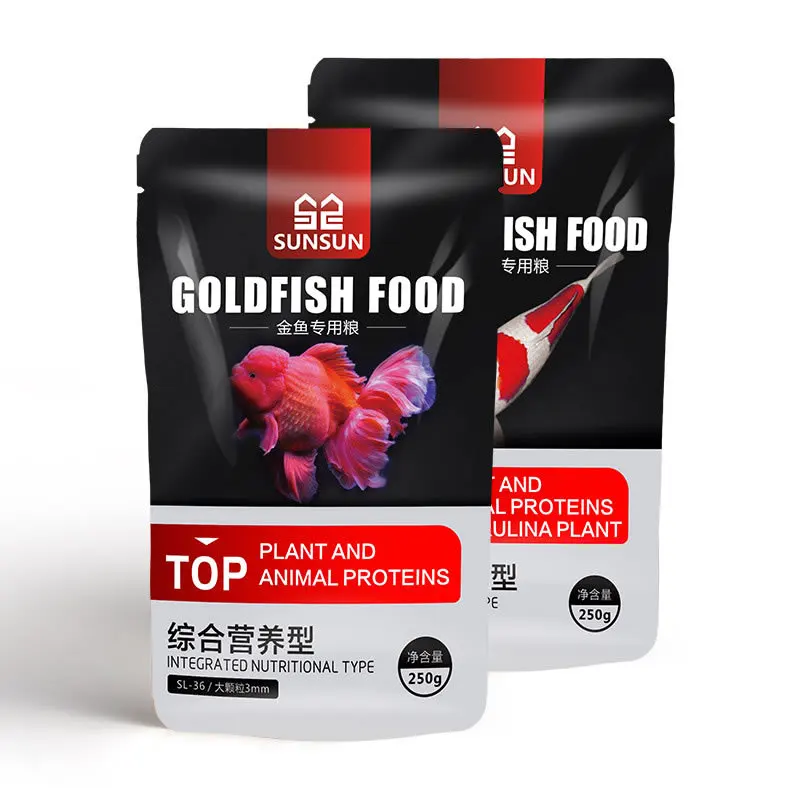 SUNSUN Koi Ornamental Fish Goldfish Feed High Spirulina Color Enhancing Fish Food