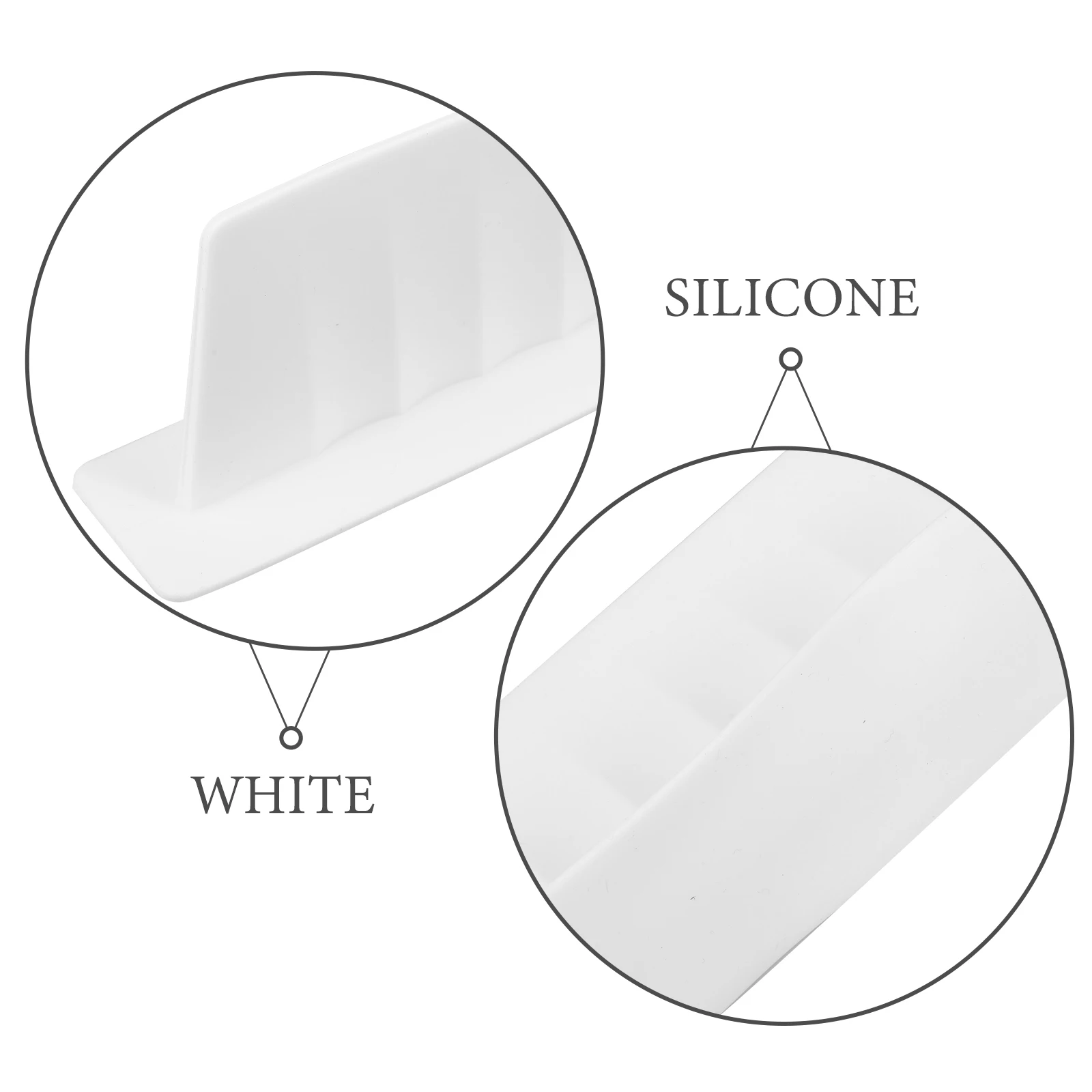 

Silicone Sink Splash Guard Long White Size Prevent Water Splashing Kitchen Bathroom Gap Seal Hardware Accessories