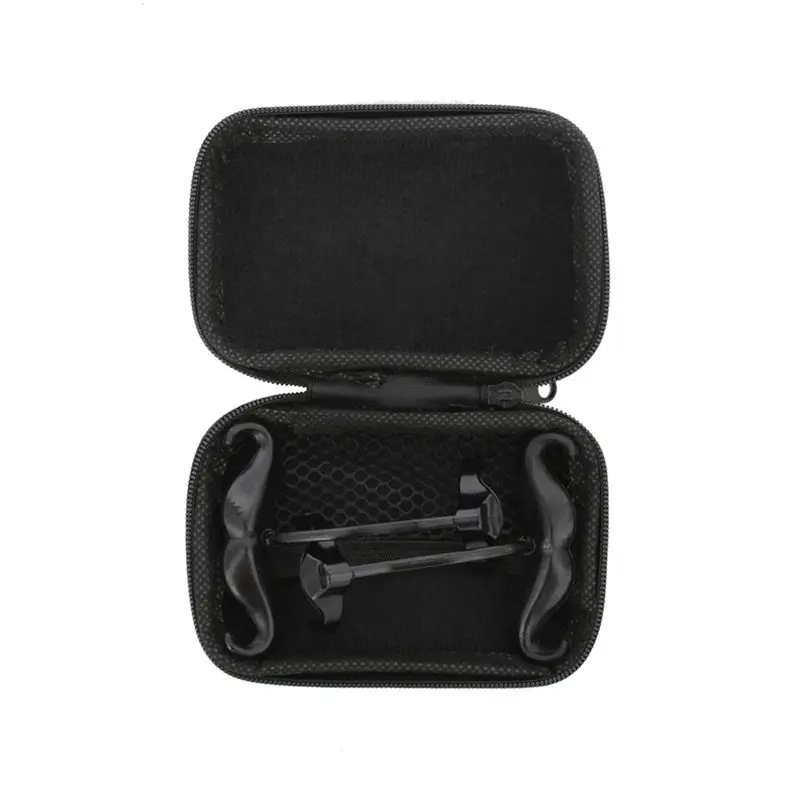 A99I-Mouthpiece Clip-On Mustache For Small Shank Trombone, 2Pcs Clarinet Stache For Trumpets With Protective Case,Easy For Fun
