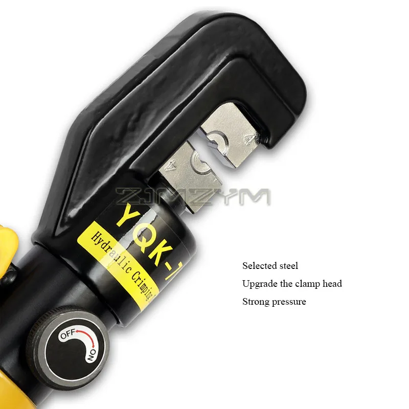 Pinze idrauliche a pressione 12T 16-300MM Strumenti di crimpatura Terminale cavo Cablaggio Pinze manuali Piegatrice a batteria con morsetto di precisione