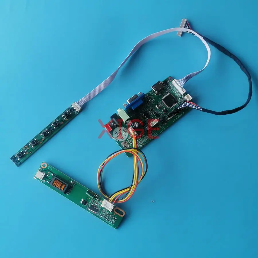 

For HT121X01 HT12X13 HT12X21 HT12X14 LCD Matrix 58C Controller Drive Board Kit DIY 1024*768 1024x768 1-CCFL HDMI+VGA LVDS 20-Pin