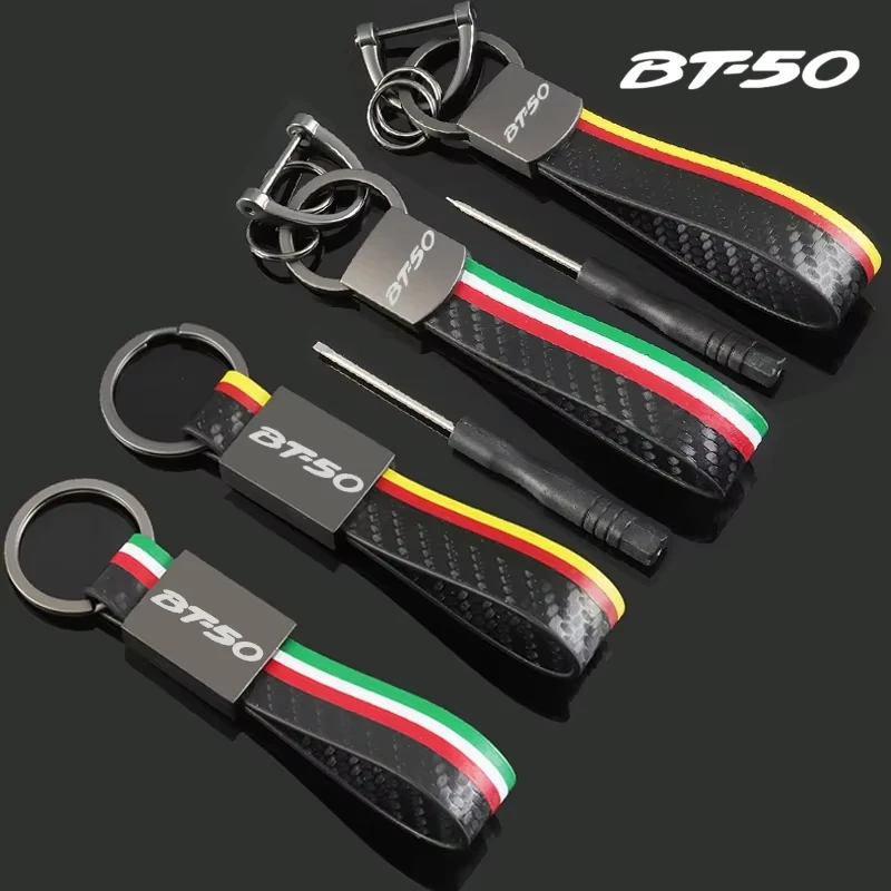 Leather Car Logo Keychain For BT50 AXELA CX3 CX5 Biante MX5 CX7 RX7 626 CX30 Auto Keyfob Keyring Pendant Accessories