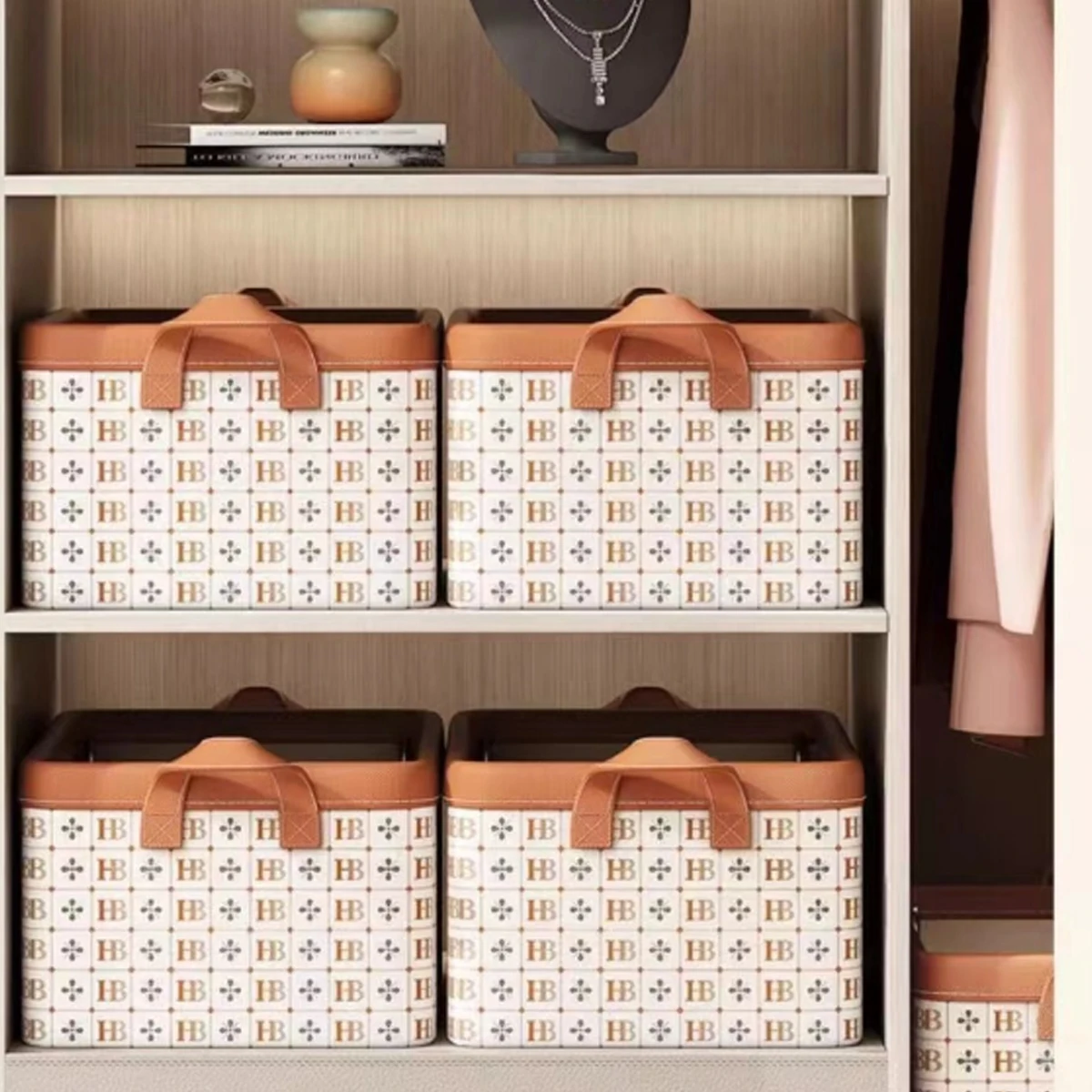 منظم الملابس القابل للطي، خزانة الملابس، منظم تخزين السراويل، منظم الأدراج، تخزين الألعاب