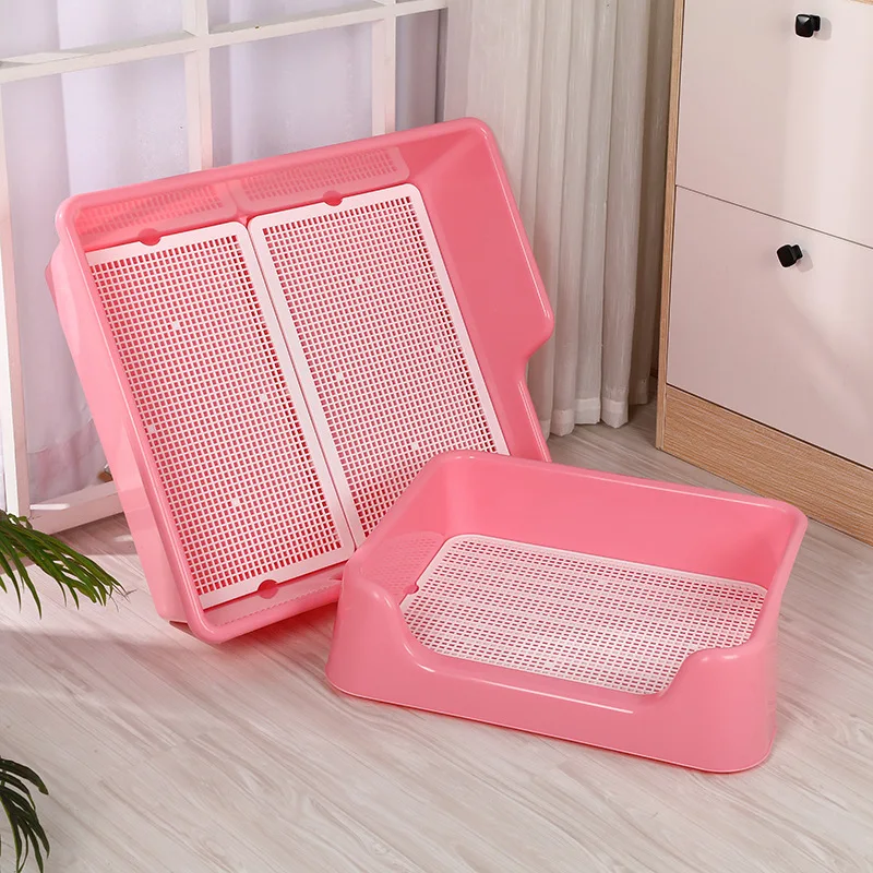 

New Pet Dog Toilet Press Fence Cat Litter Box Anti-Splash Urinal Potty for Dogs Cats Training