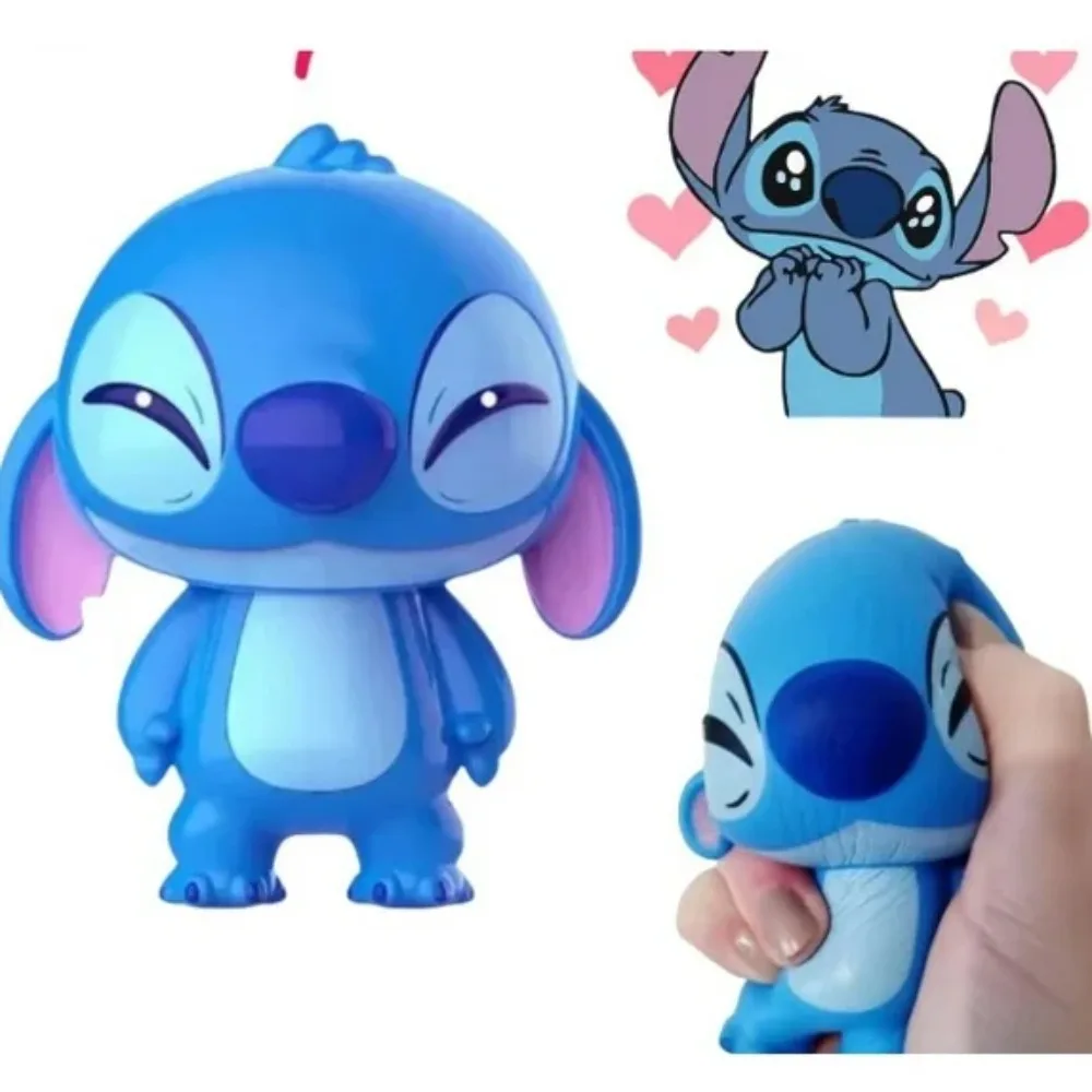 

Милая игрушка для декомпрессии Lilo Stitch, модель для декомпрессии, мягкая кукла с медленным отскоком, мультяшная фигурка, игрушка, лечебный подарок