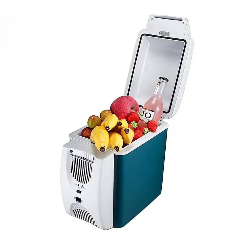 

7.5L Portable Car Refrigerator 36W 12V Cigarette Lighter Plug Hot and Cold Dual Use Outdoor Mini Ice Making Cart Refrigerator