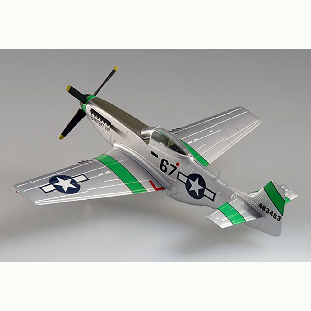 37292 1/72 Scale US P51D Mustang Fighter Finished Military Aircraft Plastic Model Decoration Finished Aeroplane Model Gift Toy