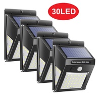 1-4Pcs 30/40 LEDs Solar Light PIR Motion Sensor Solar Garden Light Outdoor Energy Saving Street Yard Path Home Lamp Dropshipping