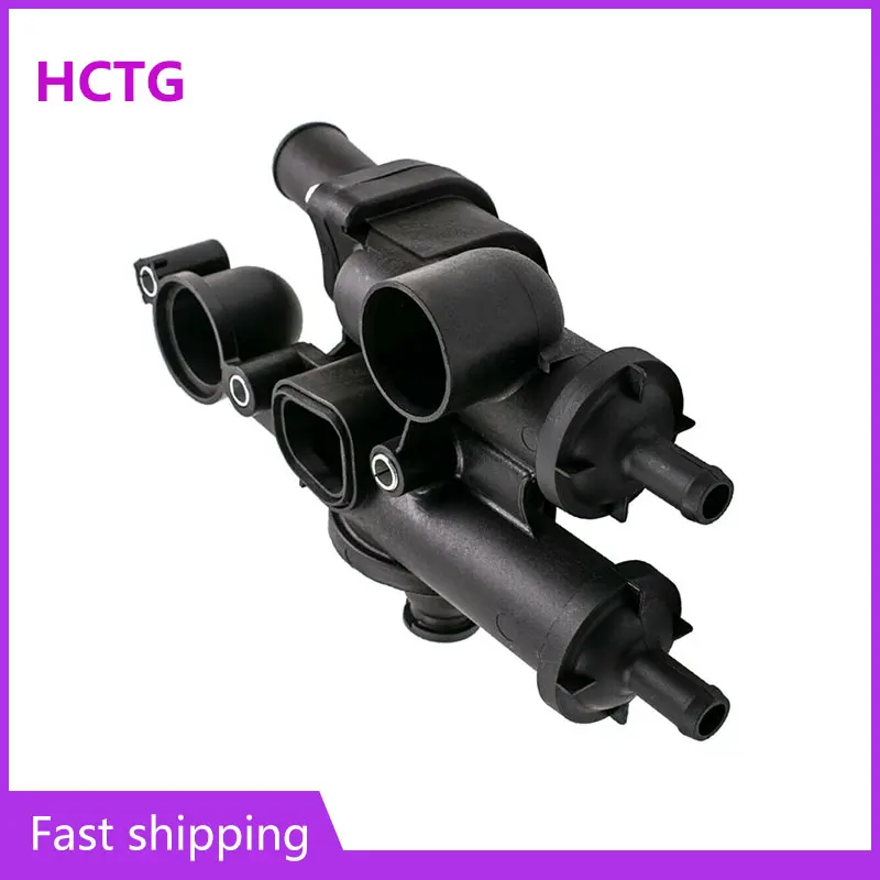 

68003582AB 68003582AA Engine Coolant Thermostat Housing for Dodge Chrysler Jeep Journey 2009-2020 Avenger 2009-2014