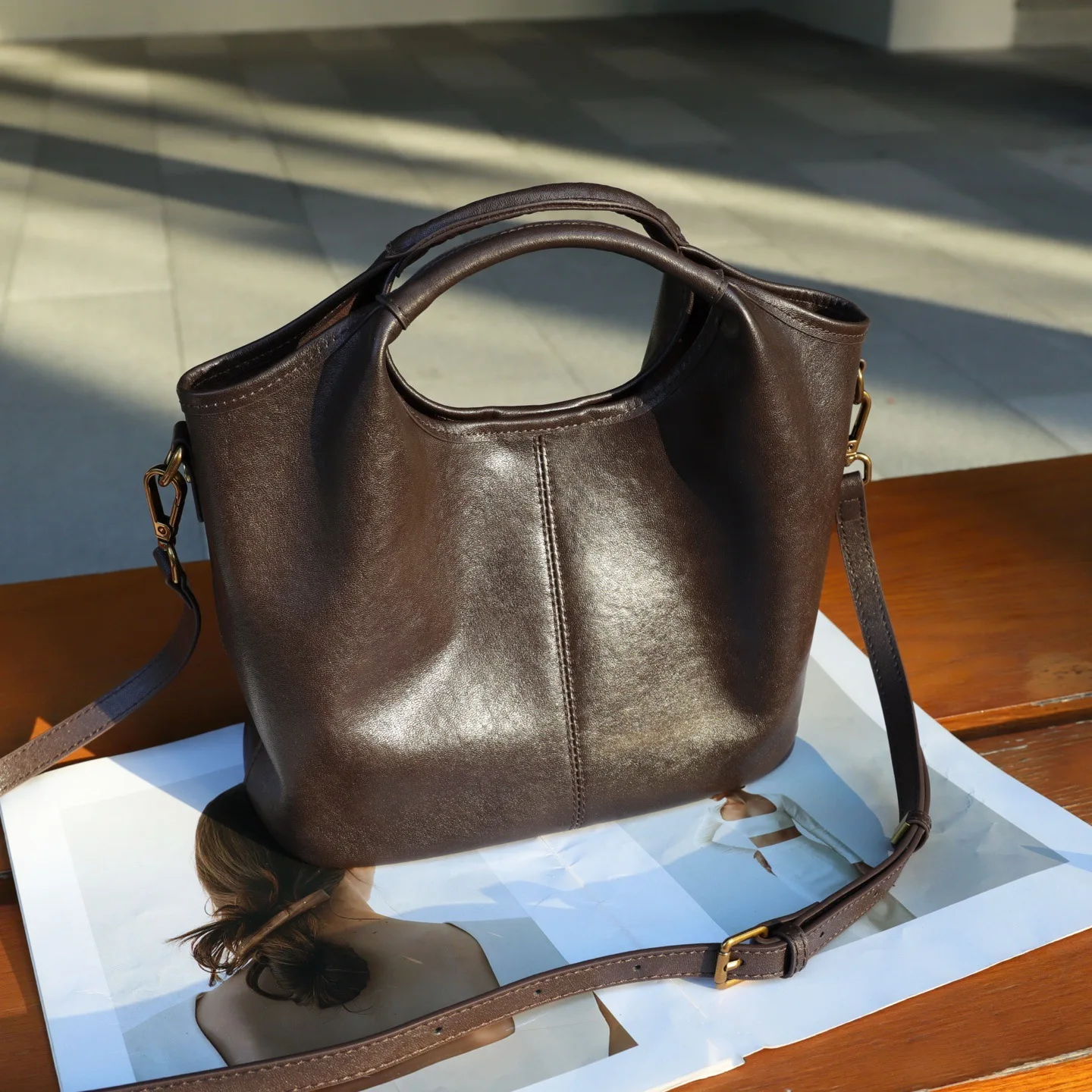 

High Quality Large capacity Leather Women Tote Bag Designer Soft Leather Ladies Shoulder Crossbody Bag Fashion Female Handbags