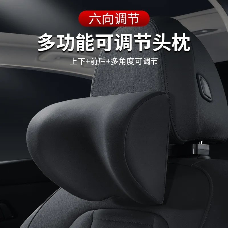 Auto Universal Adjustment Mechanical Headrest Universal Memory Cotton Neck Pillow Shoulder Neck Pillow Car Interior Supplies